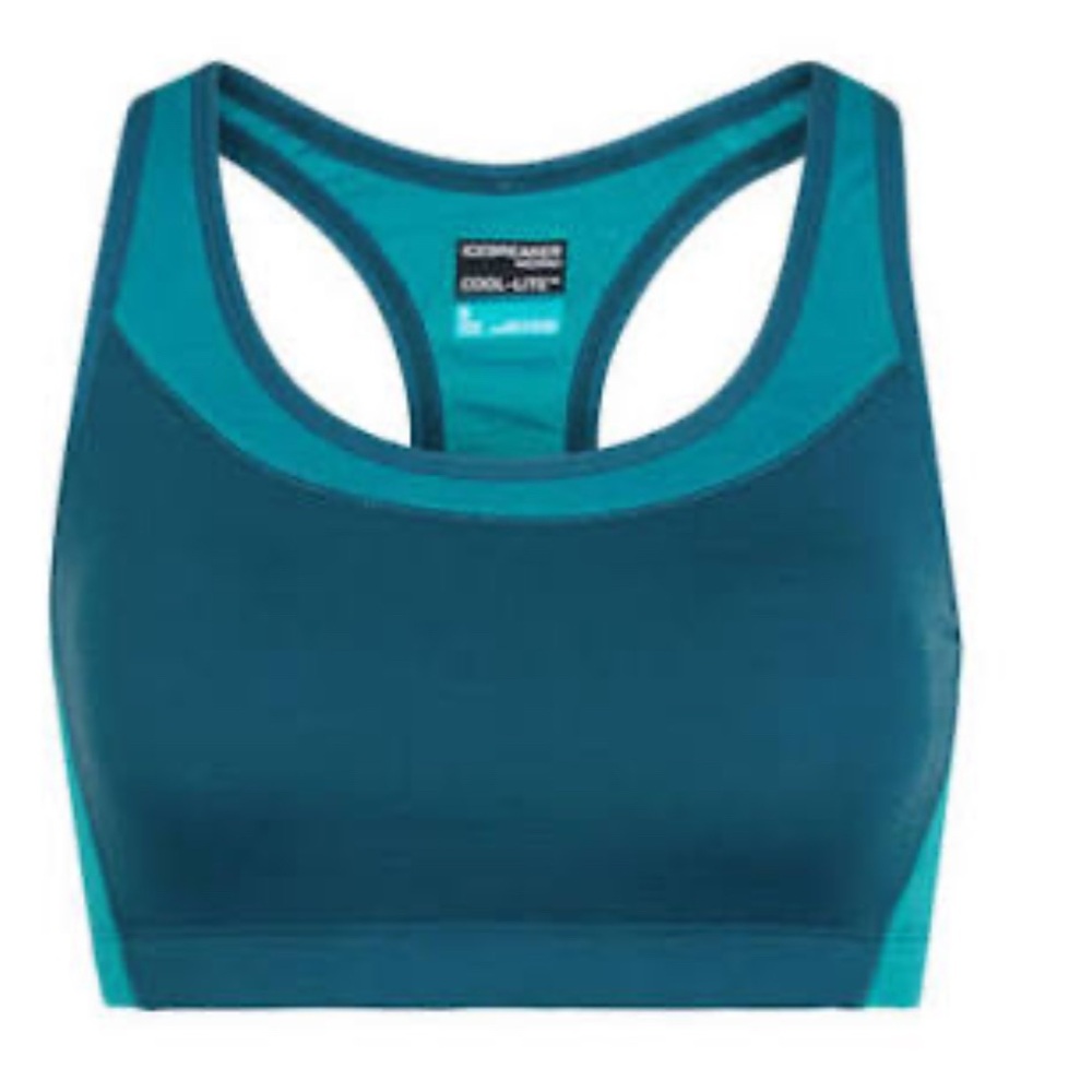 Icebreaker Women's Blue Sports Bra